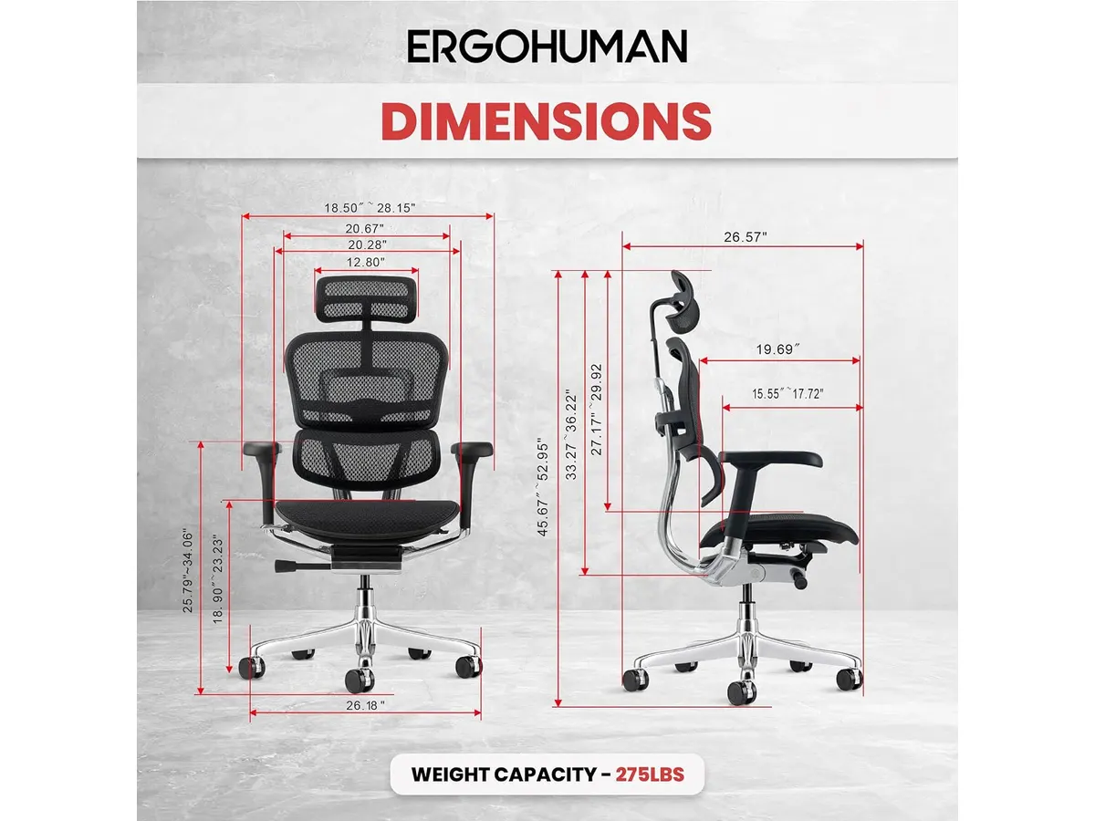 Ergohuman ME7ERG GEN2 Review: Versatile Ergonomic Chair