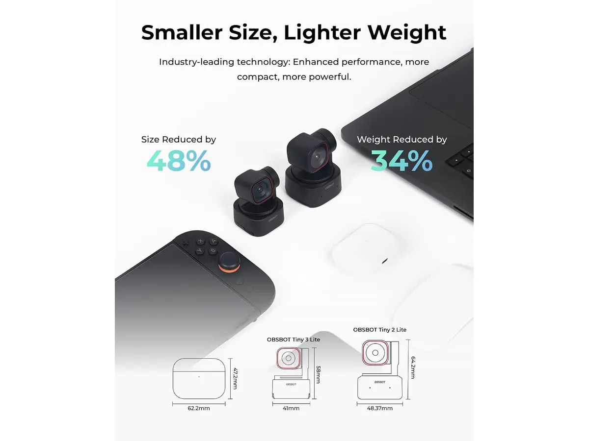 Análisis OBSBOT Tiny 3 Lite: Calidad 4K con IA