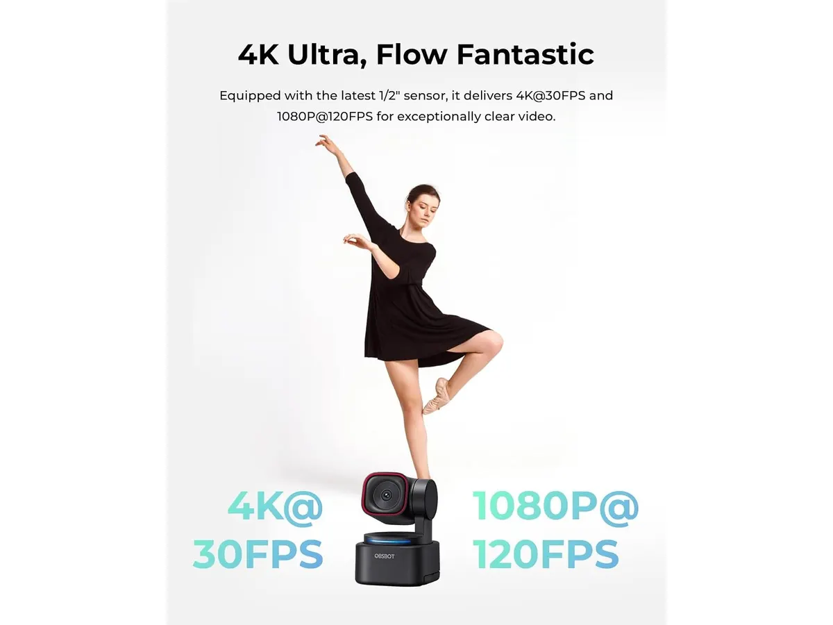 Análisis OBSBOT Tiny 3 Lite: Calidad 4K con IA